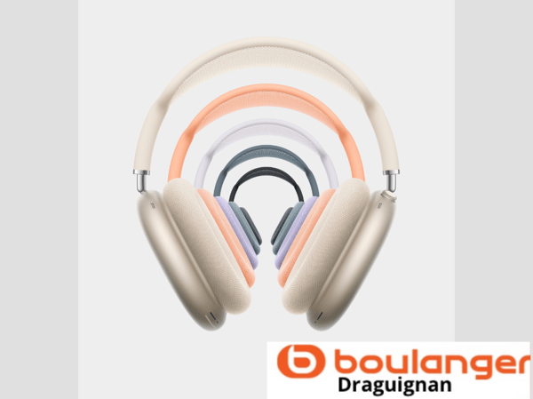 Les nouveaux Airpods Max 2 sont déjà en promotion à Boulanger Draguignan proche de Lorgues, Vidauban, Le Muy et Le luc