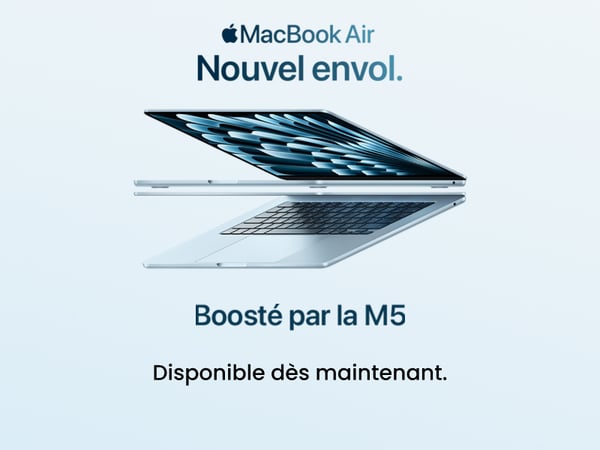 MacBook Air M5 : disponible dès maintenant chez Boulanger Toulon La Garde