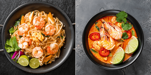 パッタイのイメージ／トムヤムクンのイメージ