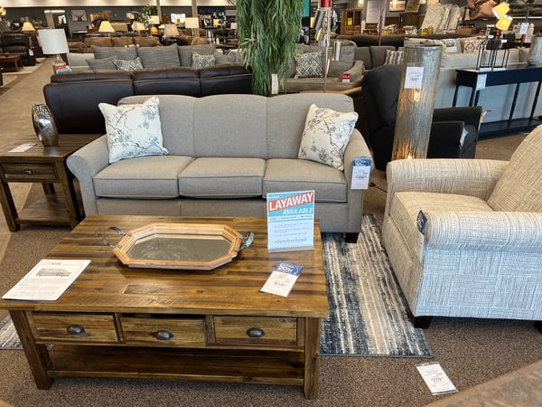 York seating set at Slumberland Furniture Store in Bemidji,  MN