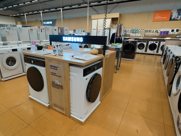 Espace laverie dans votre magasin  Boulanger Poitiers - Chasseneuil Du Poitou