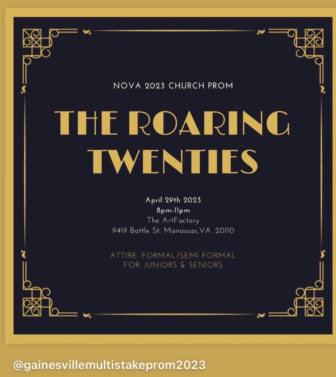 Roaring 20s Prom Invitations