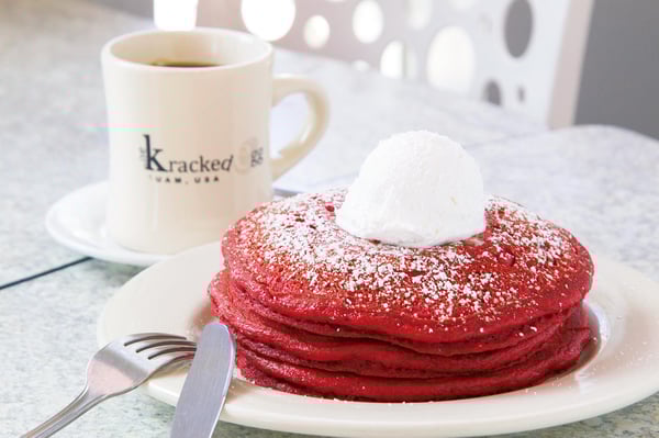 レッドベルベット・パンケーキ＄11.95