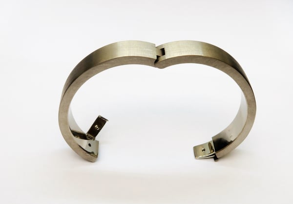 bracelet or gris massif