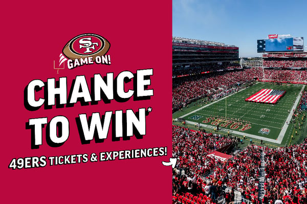 chance to win 49ers tickets and experiences game on