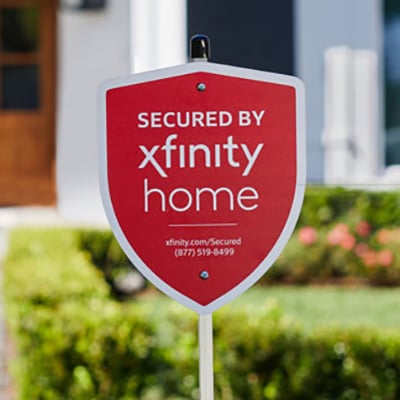 Xfinity Home security sign