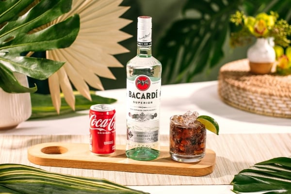 bacardi rum tasting and coca cola