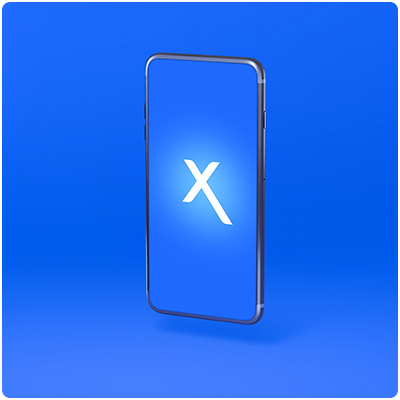 Xfinity Mobile wireless phone with logo