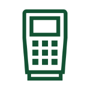 An icon of a payment device