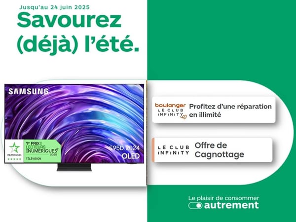 TV QLED SAMSUNG TQ65Q7F5 2025 Boulanger pau lons