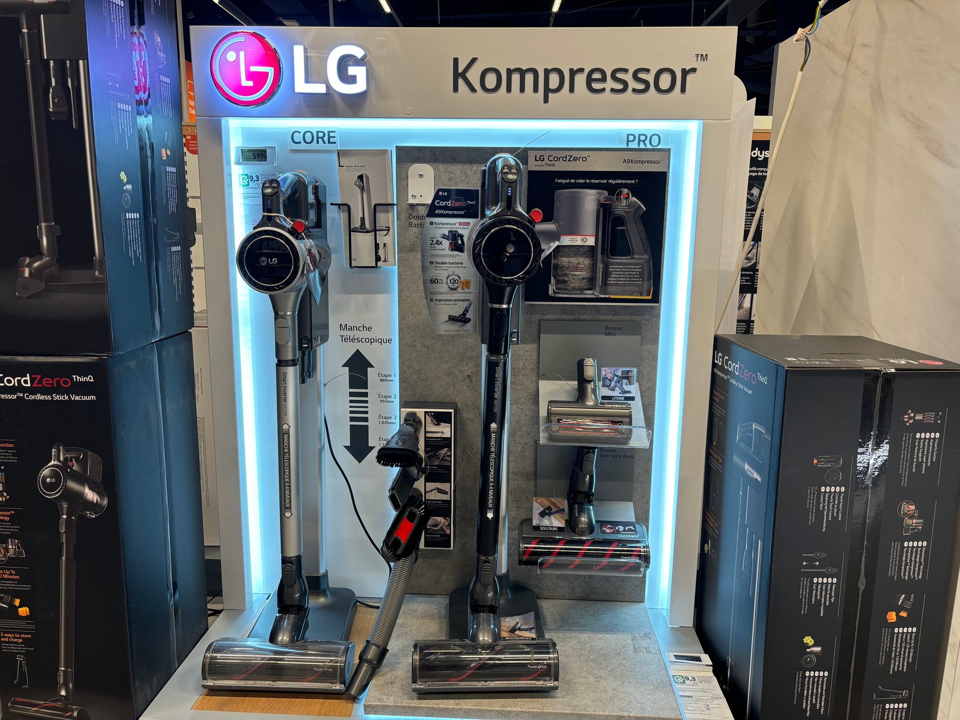 Aspirateurs balais  LG kompressor dans votre magasin Boulanger Orléans Saran