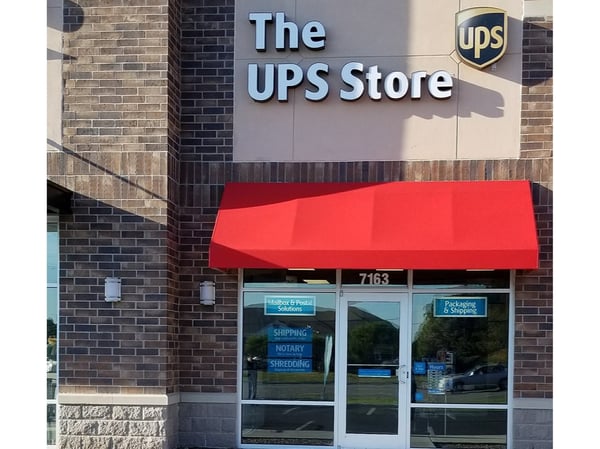 Facade of The UPS Store Whitestown Parkway