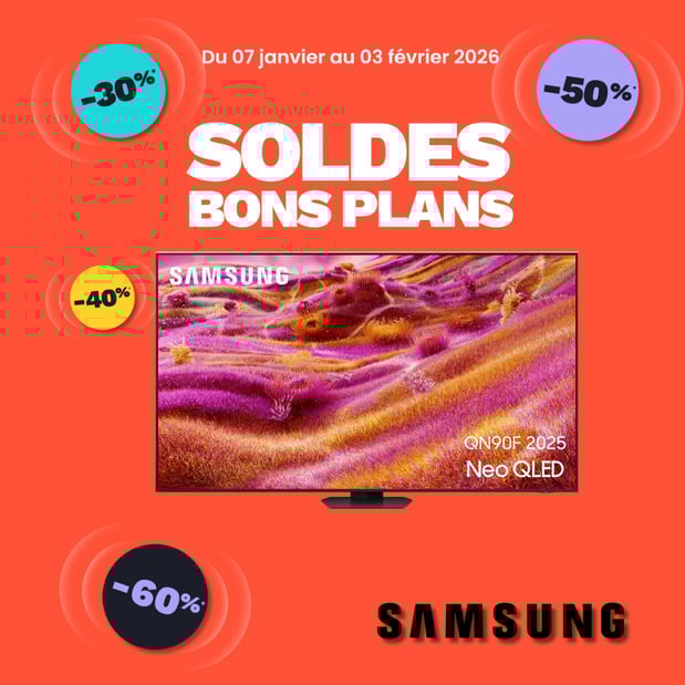 TV Mini Led SAMSUNG NeoQLED TQ75QN90F 4K AI 2025 chez Boulanger Vitrolles