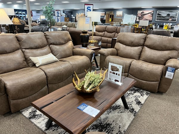 James motion sectional at Slumberland Furniture Store in Bemidji,  MN