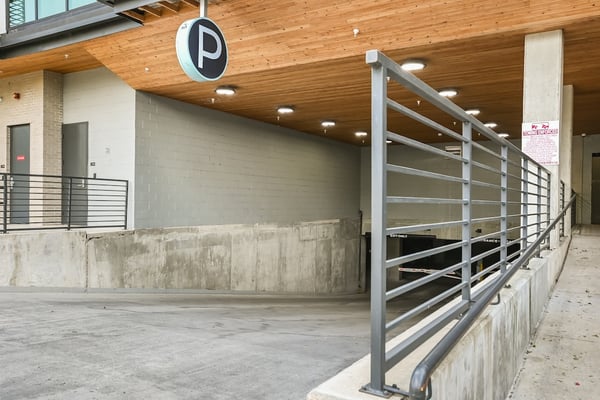 Parking garage with self storage