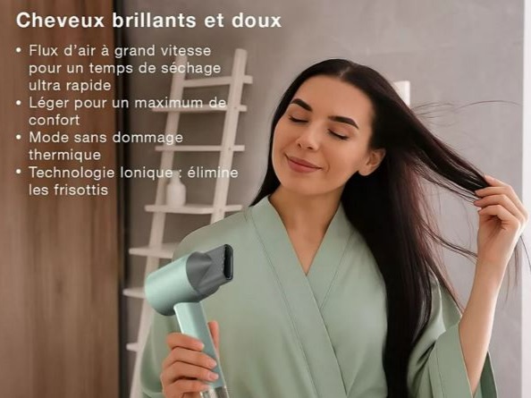 Sèche cheveux ESSENTIELB EHD Innodry Jade - Boulanger Pontault-Combault