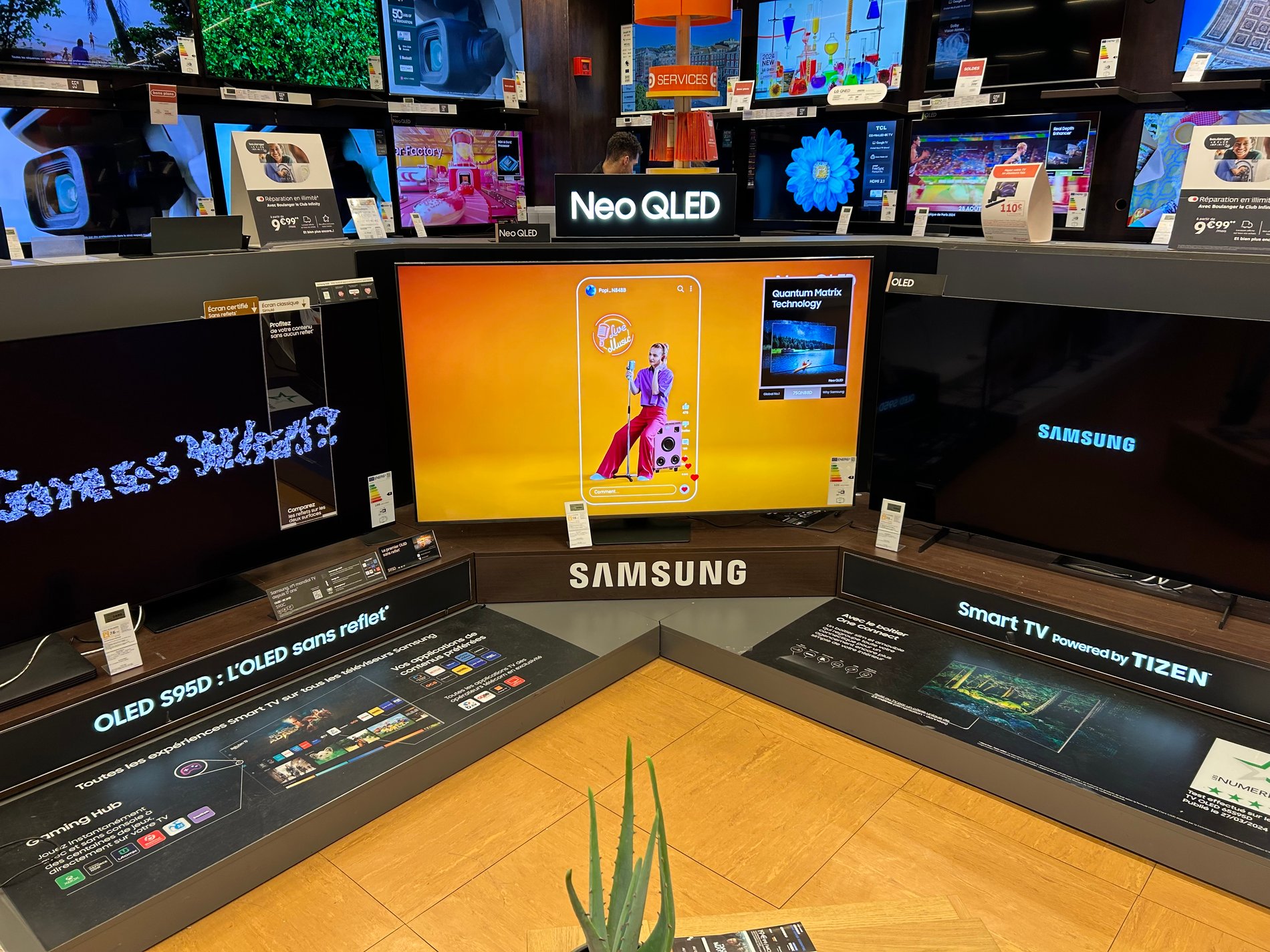 Découvrez les nouvelles Télévisions Néo QLED Samsung chez Boulanger Grenoble Saint-Egrève ainsi que toutes les autres technologies .