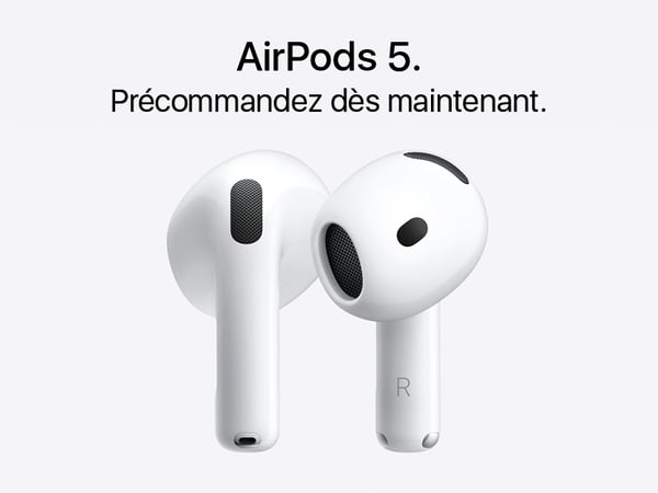 Précommandez les nouveaux AirPods 5 avec ANC chez votre Boulanger Toulon - La Garde