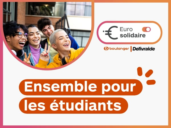 Ensemble pour les étudiants avec l'euro solidaire chez Boulanger Toulon - La Garde 🫶🏼