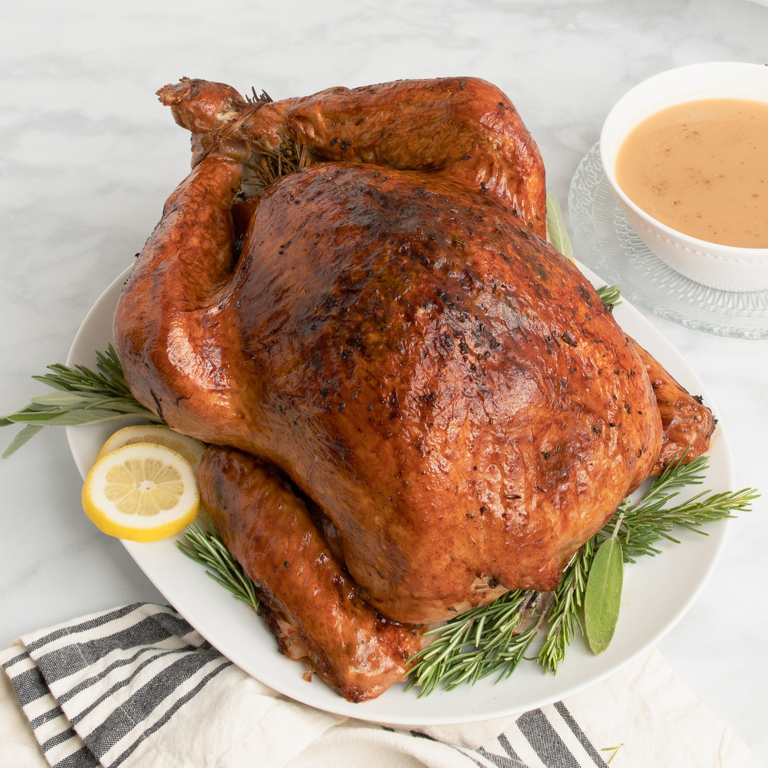 harvest roast turkey with homemade gravy