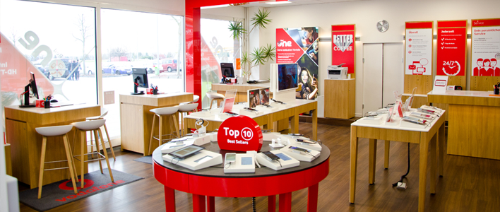 Vodafone-Shop in Torgau, Außenring 1