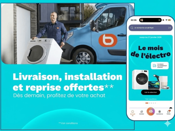 Livraison et installation et reprise offerte chez Boulanger Nantes - Rezé