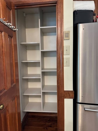 Pantry with Morning Light Finish