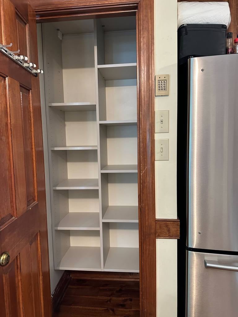Pantry with Morning Light Finish