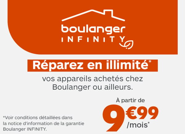 Service de réparation Boulanger Infinity pour vos appareils électroménagers et multimédias