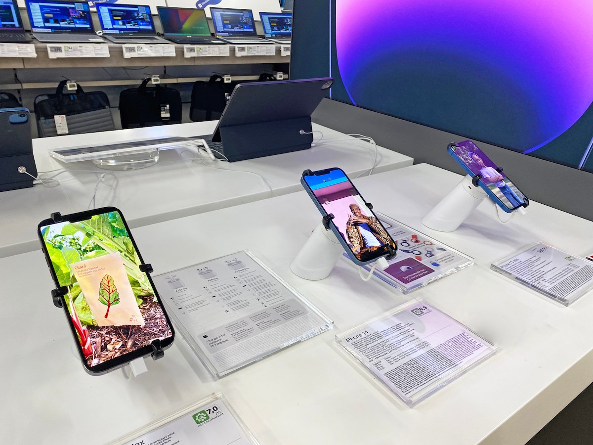 iPhone 14, iPhone 14 Pro Max et iPhone 13 - magasin Boulanger Aubagne