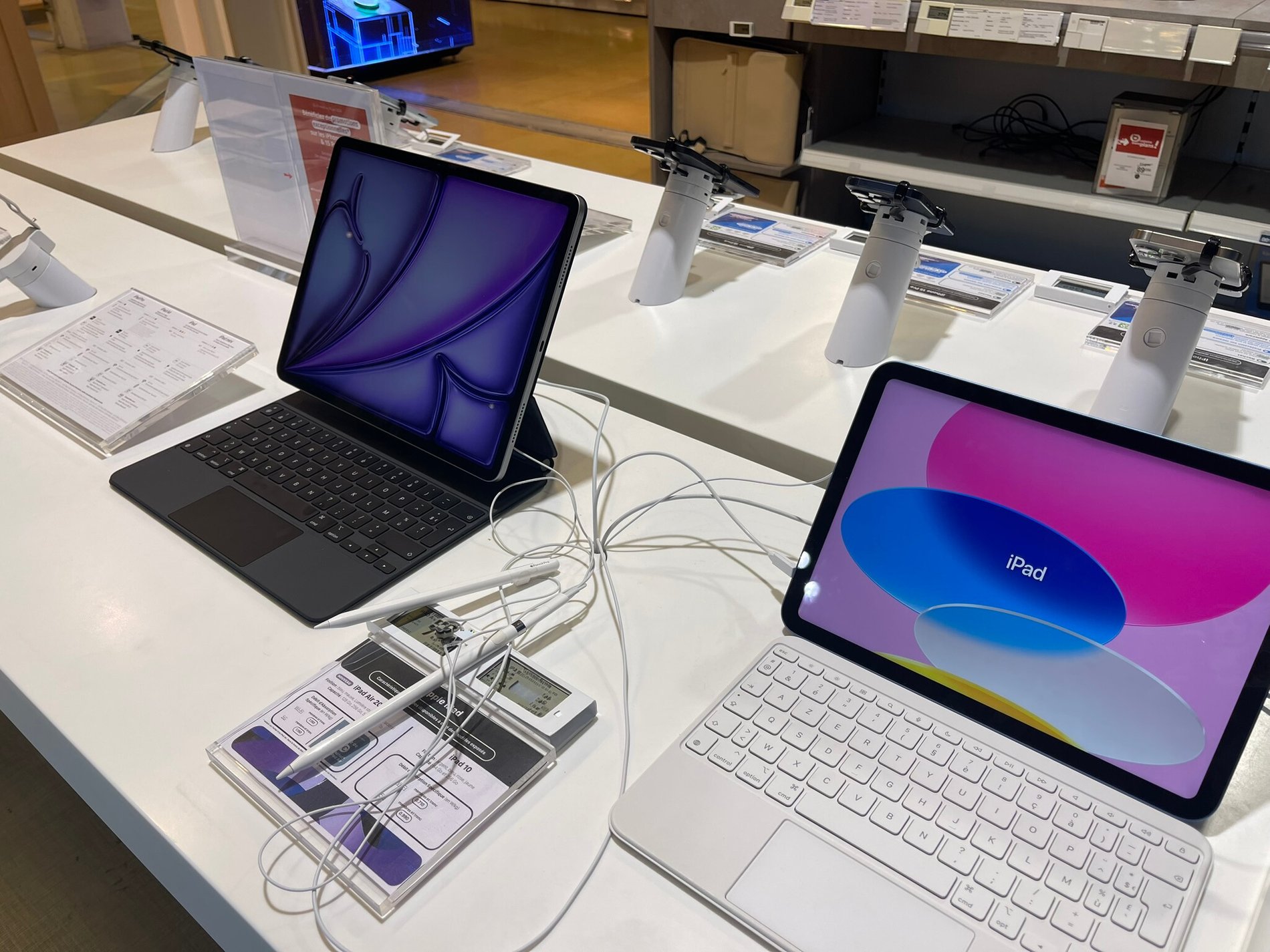 Rayon Apple, iPad chez Boulanger Dijon Toison d'Or