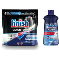 Finish® Dishwasher Detergent (Quantum® or Power®), JET-DRY® Rinse