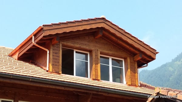 Dachgiebel Frutiger Holzbau Ringgenberg