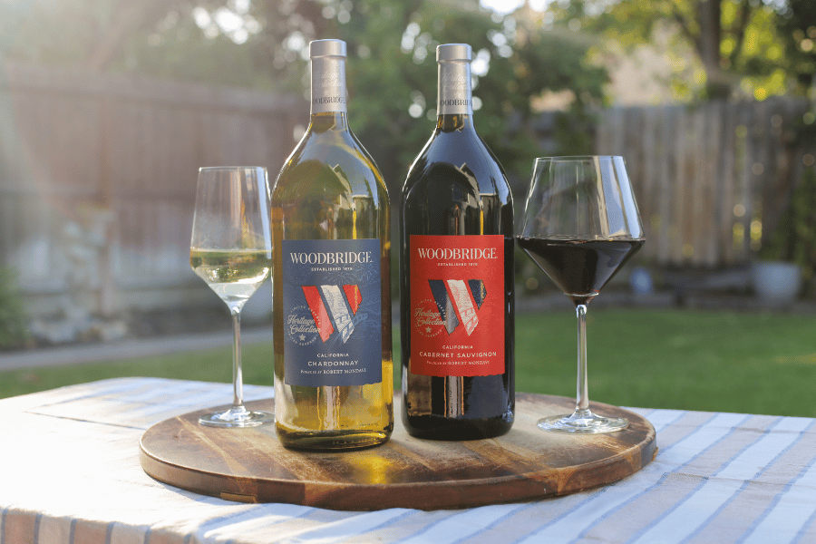 woodbridge california chardonnay and woodbridge cabernet sauvignon