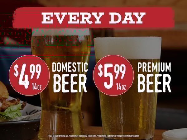 Daily Drink Deals in Calgary