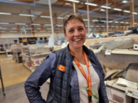 Véronique vendeuse électroménager à Boulanger Chambéry