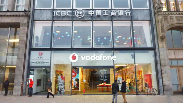 Vodafone-Shop in Hamburg, Jungfernstieg 14
