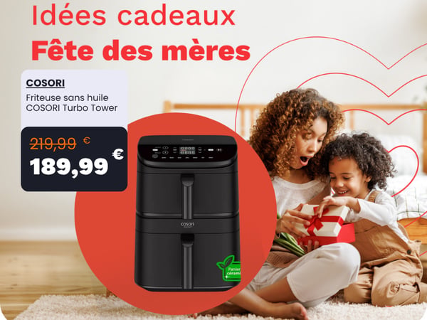 Friteuse sans huile COSORI Turbo Tower 10.8-Litre KAAPAFCSNEU0001Y