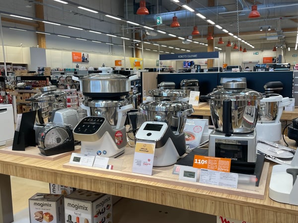 Robots pâtissiers à Boulanger Chambéry avec Kitchen Aid, Kenwood...