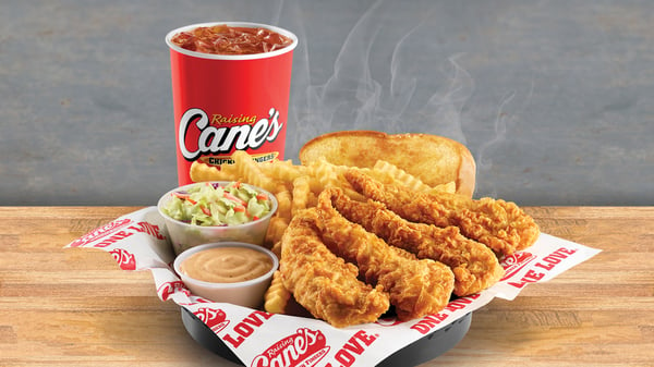 Menu  Raising Cane's