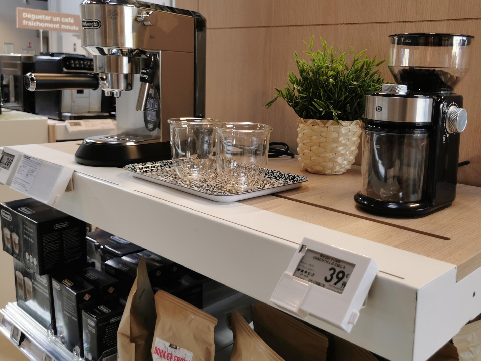 Mise en avant machine à expresso Boulanger Tourville