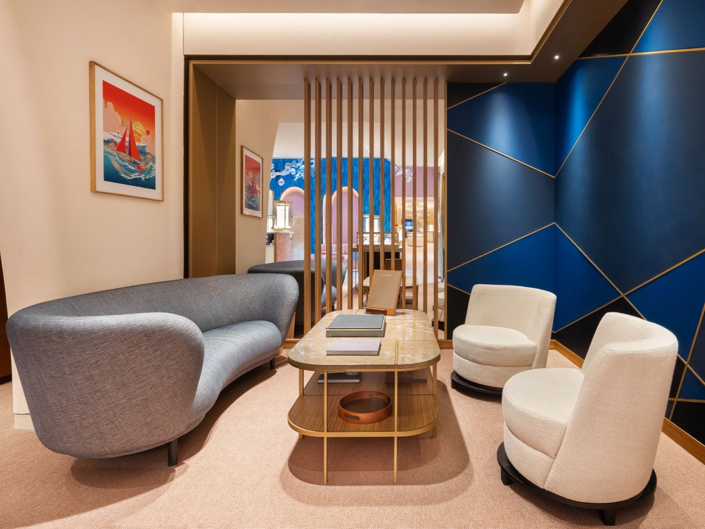 Intérieur de la boutique