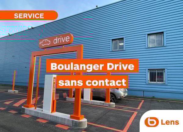 Profitez du drive de votre magasin Boulanger Lens, simple et rapide