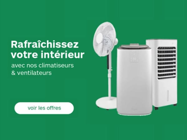 Offre Clim et ventilateurs à  Boulanger La Rochelle Angoulins
