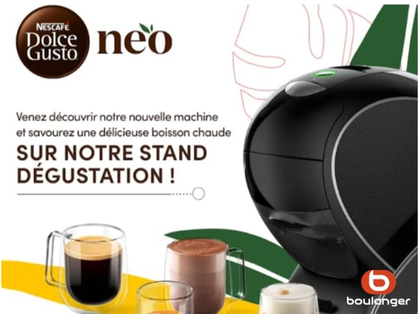 animation neo , dolce gusto, Boulanger amiens