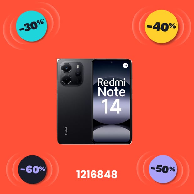 Smartphone XIAOMI Redmi Note 14 Noir 256Go 4G en promotion dans votre magasin boulanger lille esquermoise