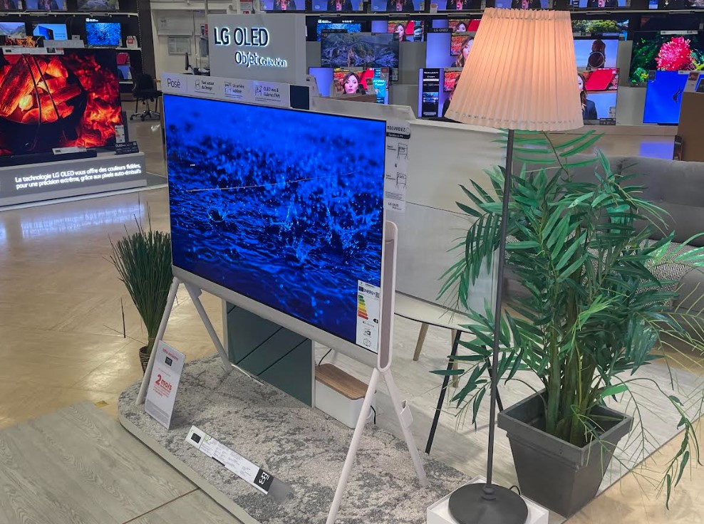 Télévision LG Oled chez  Boulanger Gennevilliers