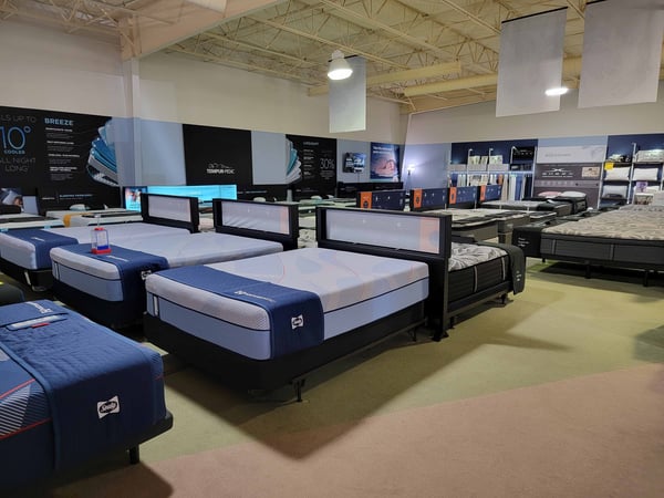Kearney Slumberland Furniture mattress section