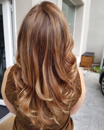 Balayage (curly)