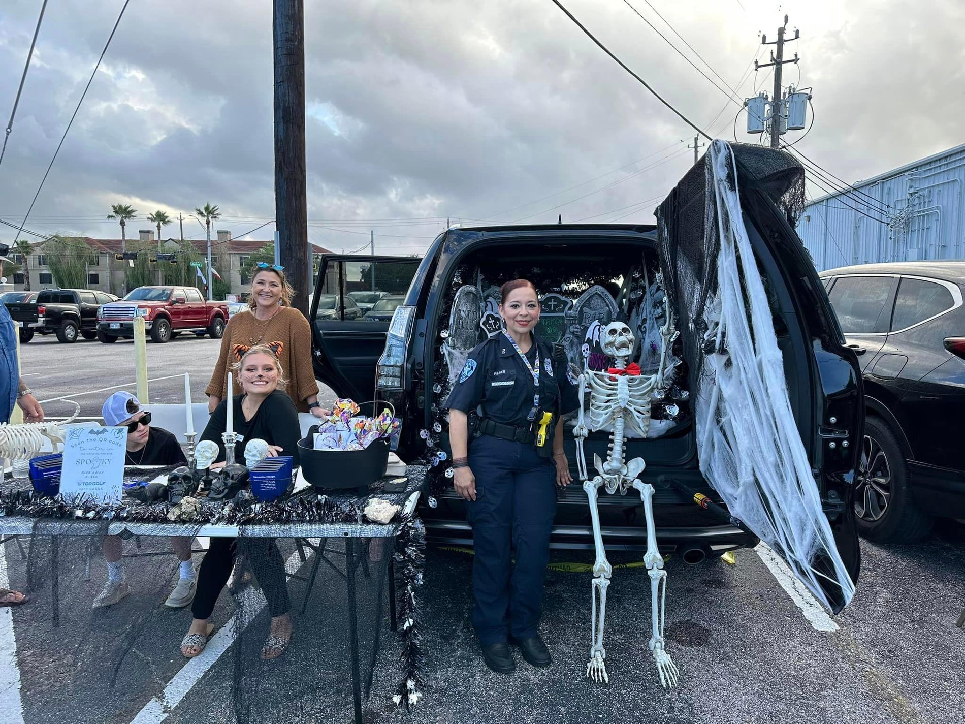 Trunk or treat with the team.